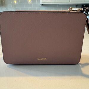 Calpak Mauve travel jewelry case